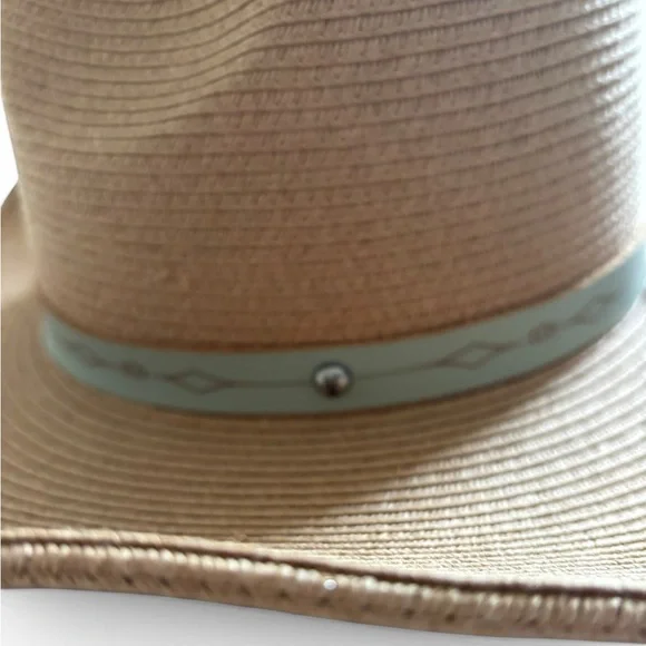 Frye Women’s Paperbraid Pinch Crown Cowboy Sun Hat NWT - Picture 7 of 11